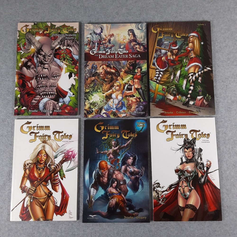 Grimm Fairy Tales Zenescope Graphic Novel Lot Volumes 3 4 7 11 14 Dream Eater 1